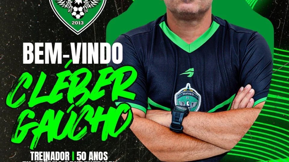 Manaus anuncia técnico Cleber Gaúcho para temporada 2025
