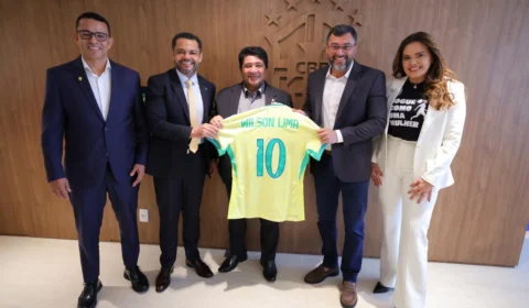 FAF e Governo do Amazonas se reúnem com presidente da CBF