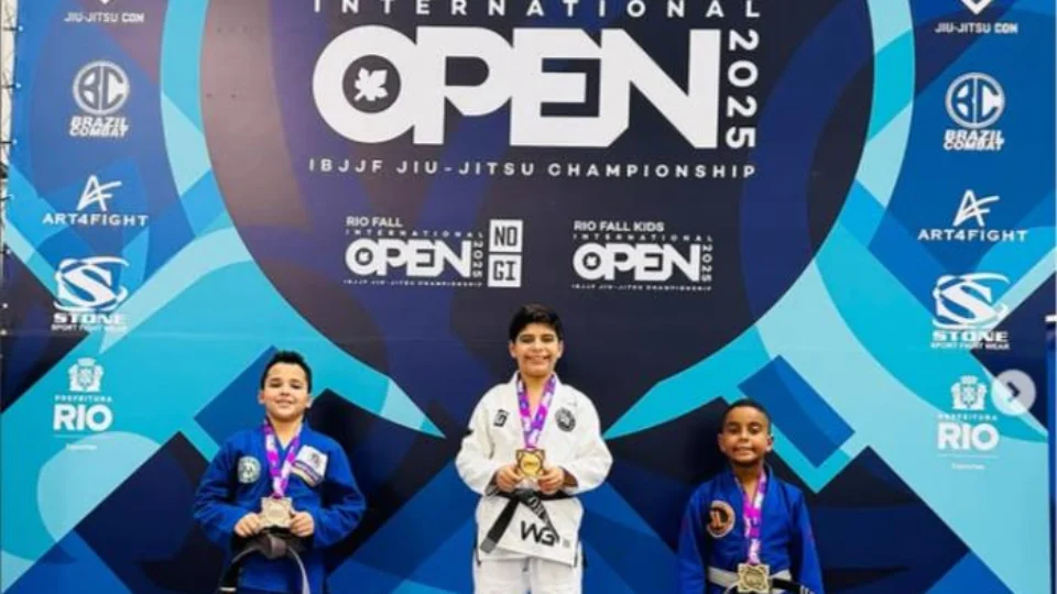 Kron Cidade é campeão do Rio Fall Kids International Open de Jiu-Jítsu 2025