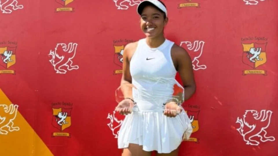Atleta amazonense Beatriz Nahmias conquista medalhas em torneio de tênis no Chile