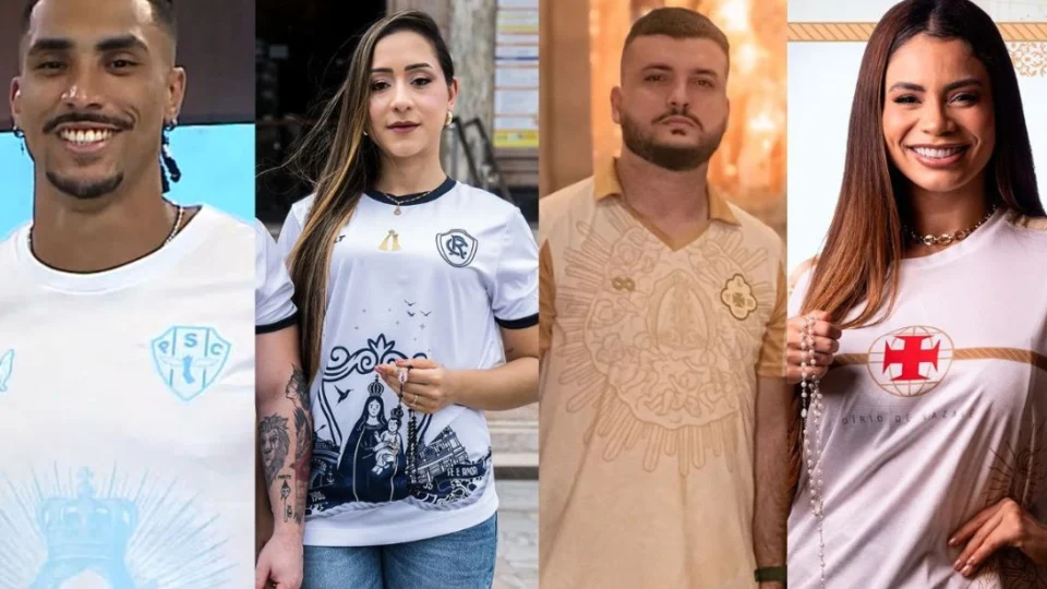 Tuna Luso, Paysandu, Remo e Vasco lançam camisas com Selo do Círio de Nazaré em Belém