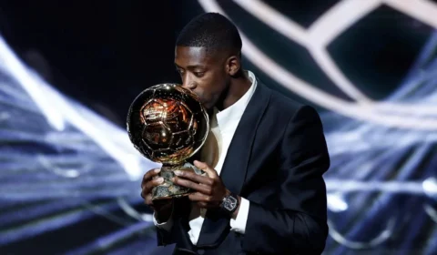 Ousmane Dembélé é eleito o Melhor Jogador do Mundo na Bola de Ouro 2025