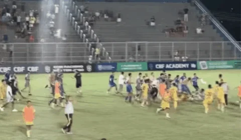 Final do Amazonense Sub-20 é marcada por invasão de campo e tumulto generalizado