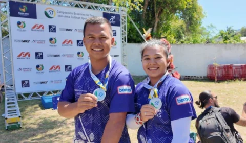 Irmãos indígenas do povo Karapãna conquistam medalha de prata no Brasileiro de Tiro com Arco