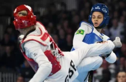 Maria Clara Pacheco conquista ouro e recoloca o Brasil no topo do taekwondo mundial após 20 anos