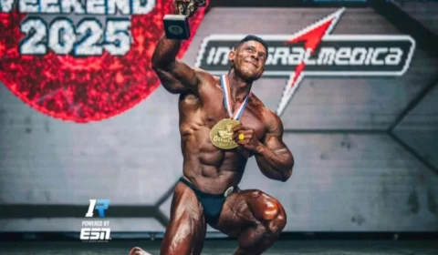 Ramon Dino se torna o primeiro brasileiro campeão da Classic Physique no Mr. Olympia 2025