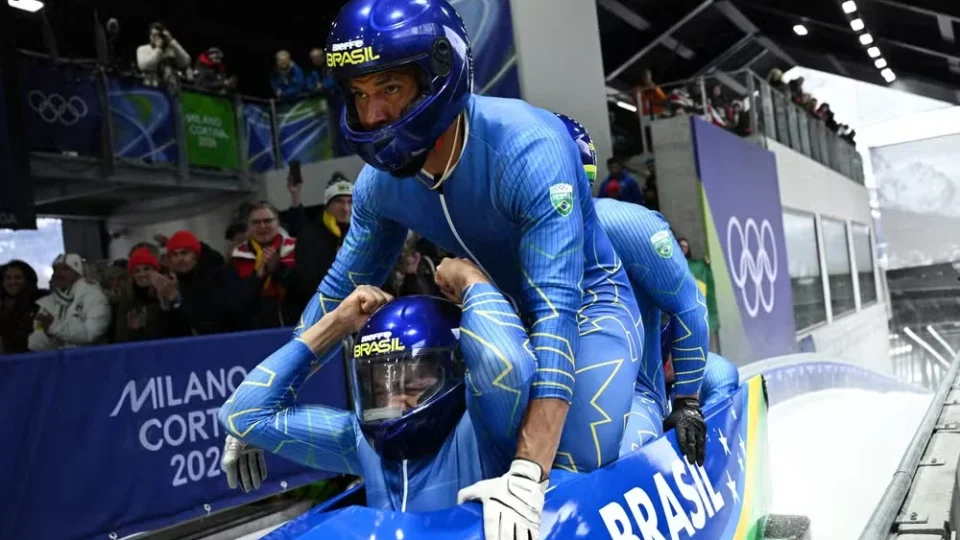 Brasil faz história no bobsled 4-man e alcança melhor resultado da sua trajetória em Olimpíadas de Inverno