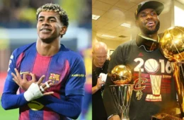 Entenda o porquê Yamal trocou a foto de seu Instagram utilizando LeBron James como perfil