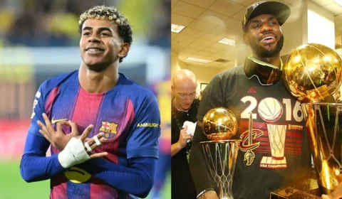 Entenda o porquê Yamal trocou a foto de seu Instagram utilizando LeBron James como perfil