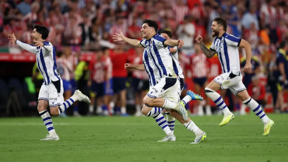 Real Sociedad vence Atlético de Madrid nos pênaltis e conquista a Copa do Rei