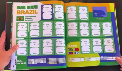 Álbum da Copa 2026 “esquece” Neymar e levanta dúvidas sobre a Seleção